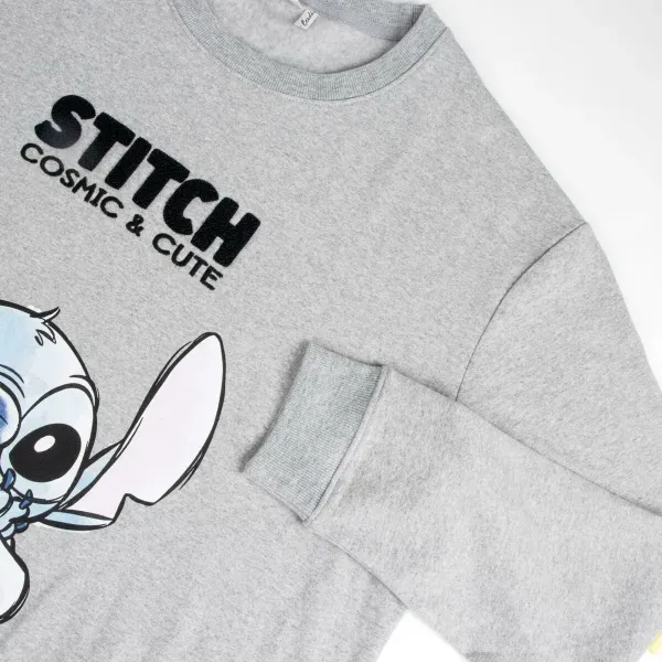 Sieviešu Sporta Krekls bez Kapuča Stitch Pelēks