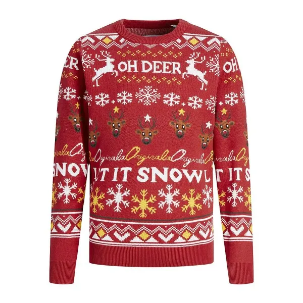 Uniseksinismegztinis JORHOHO Jack & Jones 12221312  Raudona