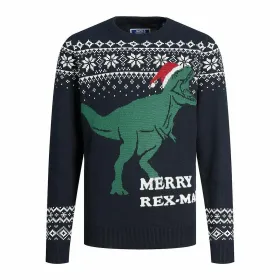 Uniseksinismegztinis Jack & Jones T REX Tamsiai mėlyna