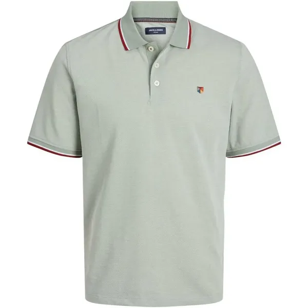 Vyriški polo marškinėliai su trumpomis rankovėmis Jack & Jones JPRBLUWIN POLO SS NOOS 12169064 Žalia