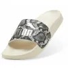 Paplūdimio šlepetės moterims Puma Leadcat 2.0 Snake Chic SS25 400680 02 Rusvai gelsva
