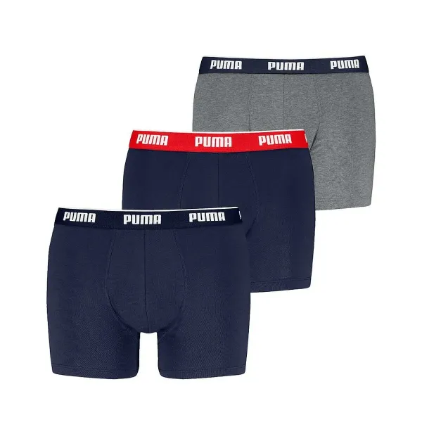 Vyriški apatiniai šortai Puma 701234187 005 Pilka 3 vnt.
