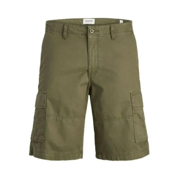 Vyriški Šortai Jack & Jones JPSTCOLE MATEO CARGO SHORT MID 12274389 Žalia
