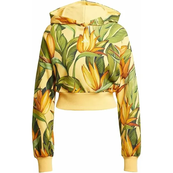 Sieviešu Sporta Krekls ar Kapuci Adidas FARM HOODIE JD6282 Dzeltens