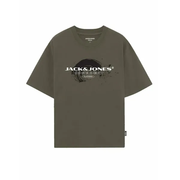 Men’s Short Sleeve T-Shirt Jack & Jones JCOCONDOR TEE SS CREW NECK FST 12284437 Green