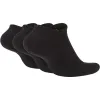 Sportinės kojinės iki kelių Nike EVERYDAY SX7673 010 Juoda 3 poros