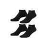 Sportinės kojinės iki kelių Nike EVERYDAY SX7673 010 Juoda 3 poros