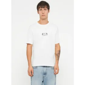 Vyriški marškinėliai su trumpomis rankovėmis Jack & Jones JORRETRO TEE SS CREW NECK SMU 12288009 Balta