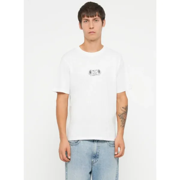 Vyriški marškinėliai su trumpomis rankovėmis Jack & Jones JORRETRO TEE SS CREW NECK SMU 12288009 Balta