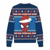 Uniseksinis megztinis Spider-Man Mėlyna