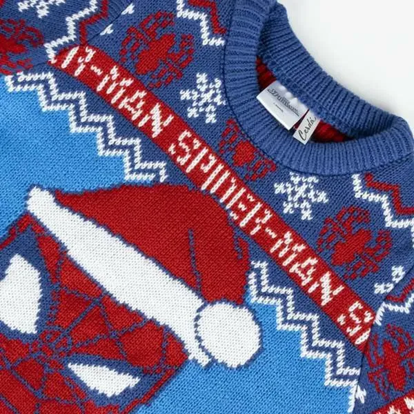 Uniseksinis megztinis Spider-Man Mėlyna