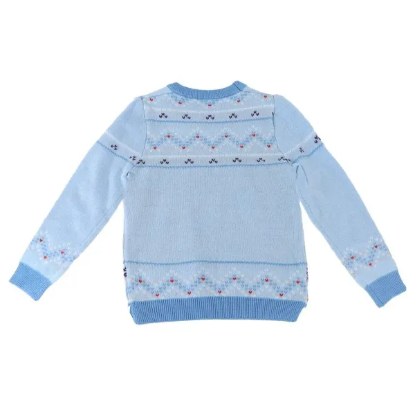 Uniseksinis megztinis Bluey Christmas Šviesiai mėlyna