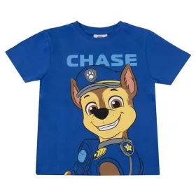 Vaikiška Marškinėliai su trumpomis rankovėmis The Paw Patrol Mėlyna