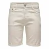 Vyriški Šortai Only & Sons Onsply 9296 Ecru Rusvai gelsva