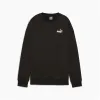 Sieviešu Sporta Krekls bez Kapuča Puma Essentials+ Relaxed Small Logo Crew Fl Melns