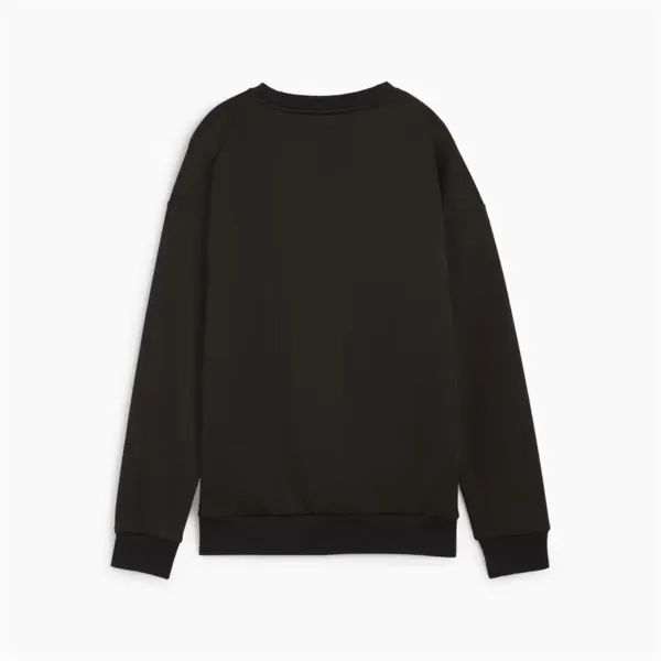 Sieviešu Sporta Krekls bez Kapuča Puma Essentials+ Relaxed Small Logo Crew Fl Melns