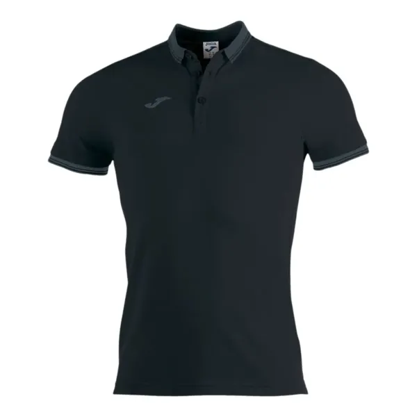 Vyriški polo marškinėliai su trumpomis rankovėmis Joma Sport Bali II Juoda