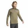 Vyriškas džemperis be gobtuvo Adidas Mt Half Zi Ls Ruda