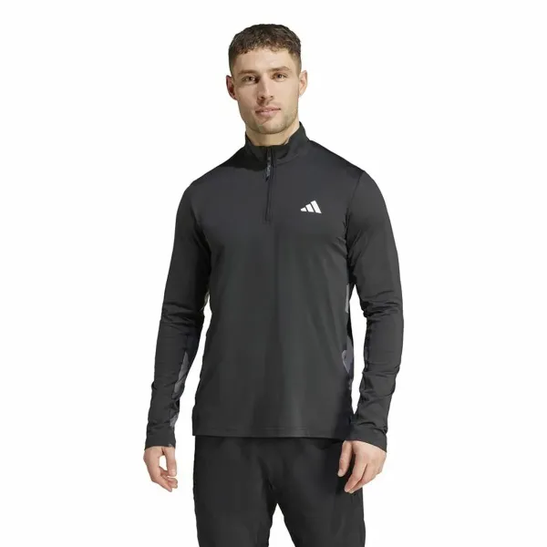 Džemperis be gobtuvo Adidas Essentials Juoda