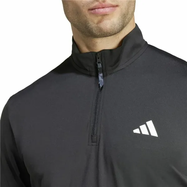 Džemperis be gobtuvo Adidas Essentials Juoda