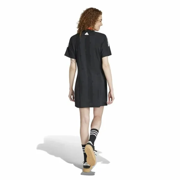 Платье Adidas Tiro Cut 3 Bandas Jacquard Чёрный