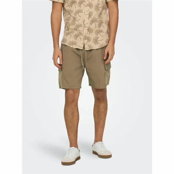Штаны Only & Sons Onskal Cargo 0287 Caribou Коричневый