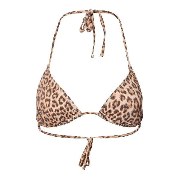 Bikini Pieces Pcbaomi Triangle Top Bc Leo Rusvai gelsva Leopardas