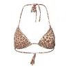 Bikini Pieces Pcbaomi Triangle Top Bc Leo Rusvai gelsva Leopardas