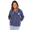 Moteriška Striukė Rip Curl Galicia Full Zip Fleece Tamsiai mėlyna