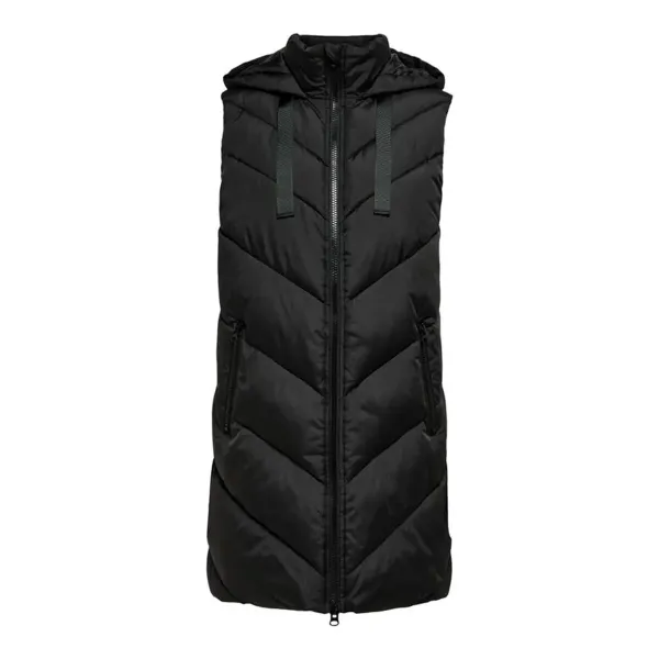 Женские жилеты Only Jdyskylar Padded Чёрный