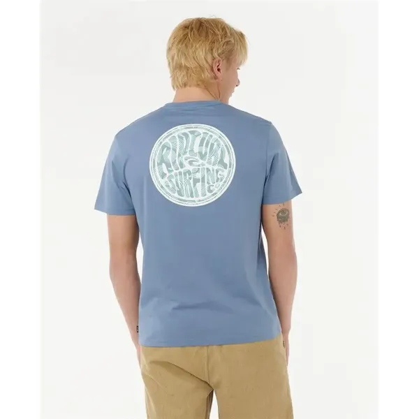Vīriešu Krekls ar Īsām Piedurknēm Rip Curl Drifter Tee Zils