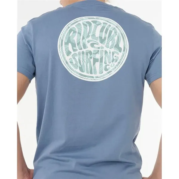 Vīriešu Krekls ar Īsām Piedurknēm Rip Curl Drifter Tee Zils