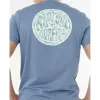 Vīriešu Krekls ar Īsām Piedurknēm Rip Curl Drifter Tee Zils