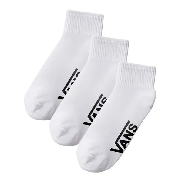 Sportinės kojinės Vans Classic Quarter Crew Balta 3 Dalys