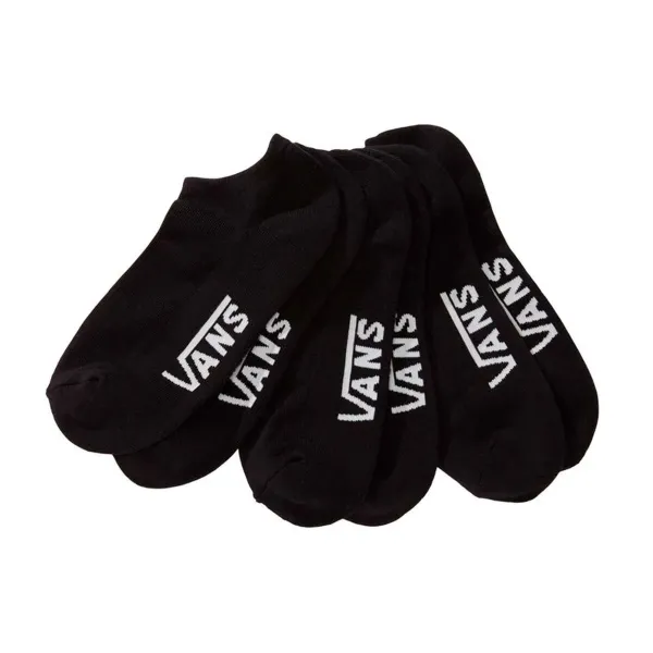 Sportinės kojinės iki kelių Vans Classic Kick ROX Juoda 3 Dalys