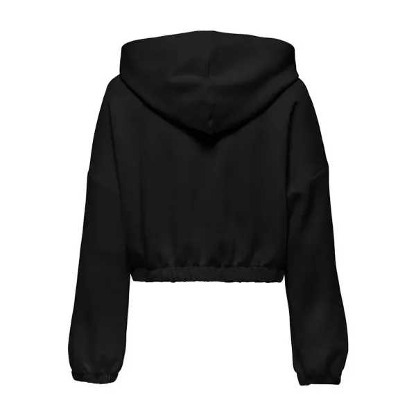 Švarkas Only Onlscarlett Ls Elastic Zip Hood Swt Noos Juoda