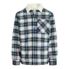 Vyriški marškiniai su ilgomis rankovėmis Jack & Jones Jjzac Teddy Overshirt Ls Tamsiai mėlyna