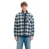 Vyriški marškiniai su ilgomis rankovėmis Jack & Jones Jjzac Teddy Overshirt Ls Tamsiai mėlyna
