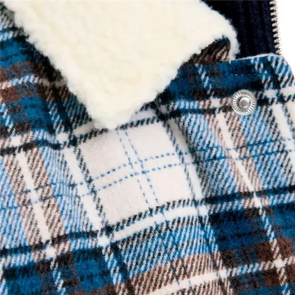 Vyriški marškiniai su ilgomis rankovėmis Jack & Jones Jjzac Teddy Overshirt Ls Tamsiai mėlyna