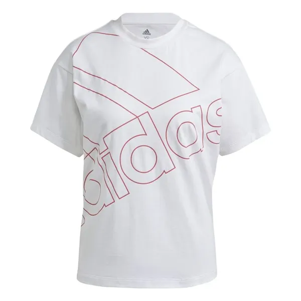 Vīriešu Krekls ar Īsām Piedurknēm Adidas Giant Logo Balts