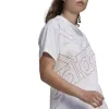 Vīriešu Krekls ar Īsām Piedurknēm Adidas Giant Logo Balts