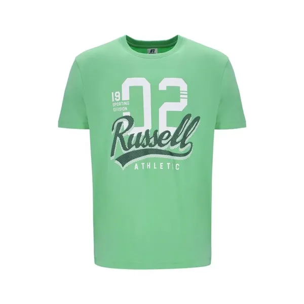 Vyriški marškinėliai su trumpomis rankovėmis Russell Athletic Amt A30101 Šviesiai žalia