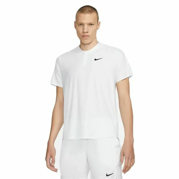 Vyriški polo marškinėliai su trumpomis rankovėmis Nike Court Dri-Fit Advantage Balta