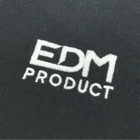 Vyriški polo marškinėliai su trumpomis rankovėmis EDM Juoda