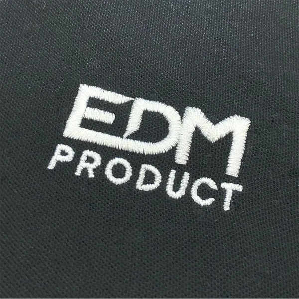 Men’s Short Sleeve Polo Shirt EDM Black