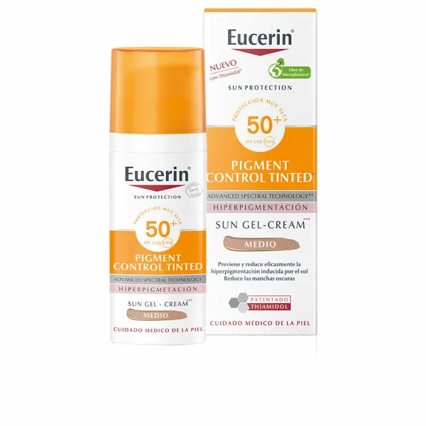 Средство для защиты от солнца для лица Eucerin Sun Protection Medium Spf 50 Spf 50+ 50 ml