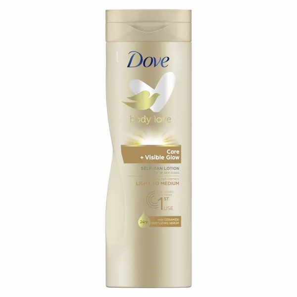 Kūno losjonas su savaiminiu įdegiu Dove VISIBLE GLOW 400 ml