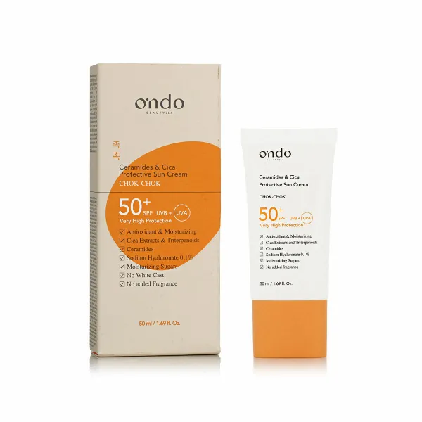 Kremas nuo saulės veidui Ondo Beauty 36.5 CERAMIDE & CICA 50 ml