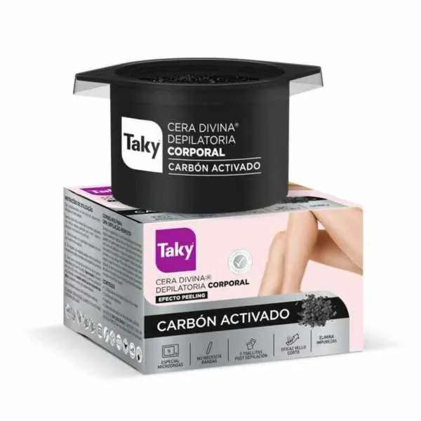 Body Hair Removal Wax Carbon Activado Taky 1106-01799 300 ml — Buy Online | Perfume Bright Lab