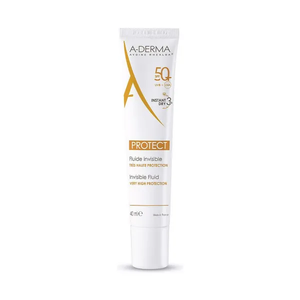 Facial Sun Cream A-Derma Protect Spf 50+ 40 ml — Buy Online | Perfume Bright Lab